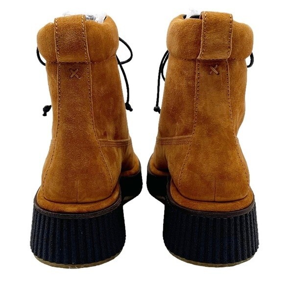 NWT Rag & Bone Sloane Boot Lace-Up Boots Cinnamon Brown Suede Size 8 New In Box - Picture 11 of 16